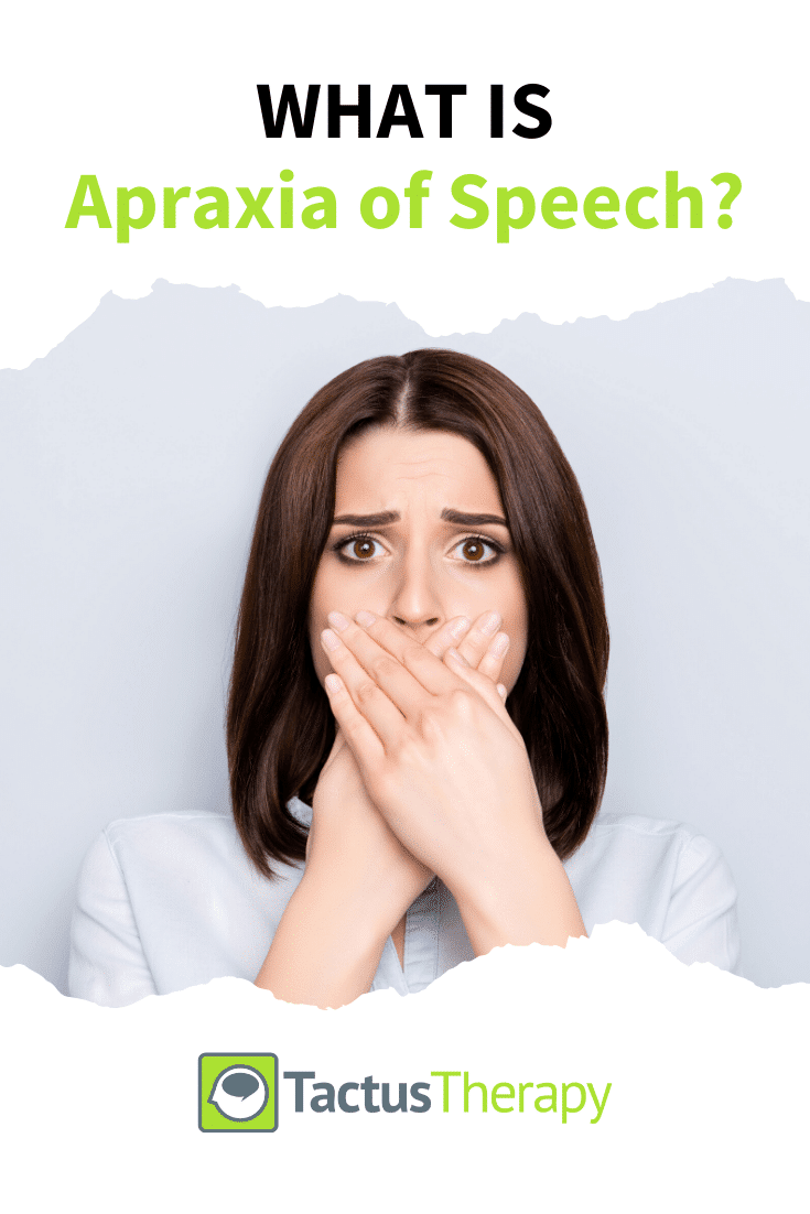 apraxia of speech and writing