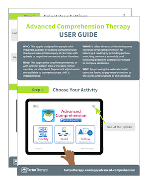 Advanced Comprehension User Guide preview