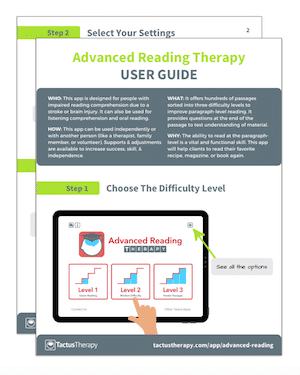 Advanced Reading User Guide preview