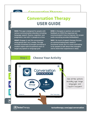 Conversation User Guide Tips preview