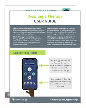 Dysphagia User Guide Tips preview