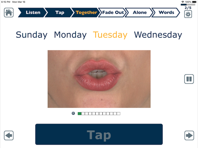 Apraxia Therapy App with VAST Video for Speech after Stroke iOS Android