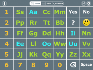 AlphaTopics AAC App: ABC Letter Board, Whiteboard & Topics for Speech