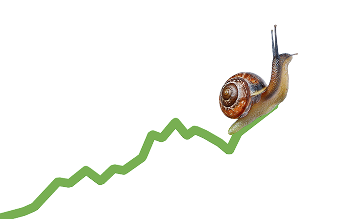 Plateau means flat. Recovery is always up and down, but generally up.