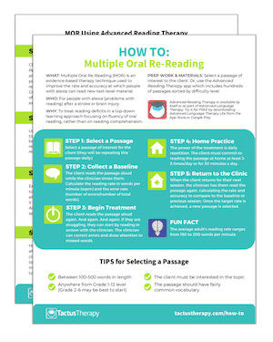 How To MOR Multiple Oral Re Reading preview